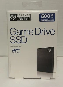 Seagate Game Drive PlayStation 4 e 5 - Disco rigido esterno SSD da 500 GB nuovo - Foto 1 di 11