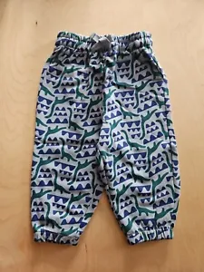 NWOT HANNA ANDERSSON FRENCH TERRY BRACHIOSAURUS DINO JOGGERS 75 12-18M $36 - Picture 1 of 5