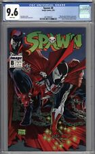 Spawn #8 CGC 9.6 NM+ Spider-Man #1 Cover Homage WHITE PAGES