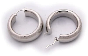 Pendientes plegables criollos plata de ley 925 plata de ley 13 mm criollo plegable - Imagen 1 de 4