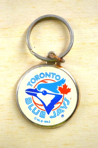 Vintage Toronto Blue Jays Keychain 1992 MLB Made USA By Crownmark Cover