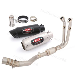 Exhaust System Header Mid Pipe For CF-Moto 450SR 450NK SS 2022-2025 Muffler 51mm - Picture 1 of 13