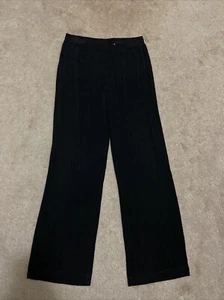CHICO'S TRAVELERS Black Pants Elastic Waist Size 1 Short - Picture 1 of 5