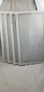 (1 Crooked) Pack Of 4 Filtrete White 3M Merv 12 Filters Size 14X24X1 Inch - Picture 1 of 5