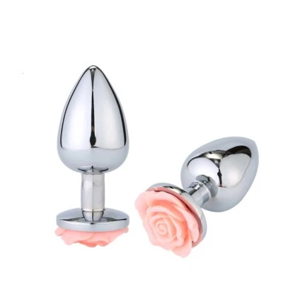 Consolador anal Butt Plug FLOR color ButtPlug juguete sexual para hombres mujeres principiantes Foto 1 de 4