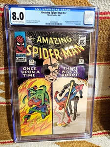 🔥 THE AMAZING SPIDERMAN #37 1st NORM OSBORN CGC 8.0  MARVEL COMICS  DITKO COVER - Picture 1 of 4