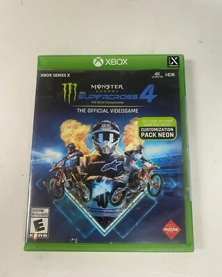 Monster Energy Supercross 4 Series X, 2021  Factory Sealed NEW - Image 1 of 2