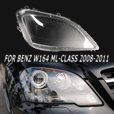 Headlight Lens Headlamp Cover For Benz W164 ML400 ML450 ML350 ML320 08-11 Right - Image 1 of 4