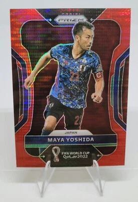 2022 Panini World Cup Maya Yoshida #129 (Japan) Red Pulsar /99 - Image 1 of 2