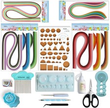 New listing
Nice Quilling Kit Paper Filigree 960 Strips Glue Tools Complete Craft Set