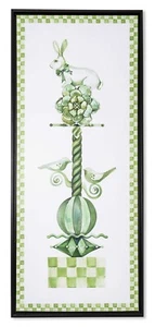 Mackenzie Childs Totem Wall Art 46"x20" Rabbit NEW / Open Box - Picture 1 of 20