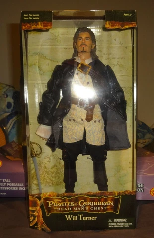 2006 zizzle 12" figure doll pirates of caribbean dead man's chest WILL TURNER Cover