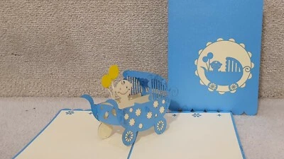 Nueva tarjeta emergente 3D para bebé niño. Ideal para bebé nuevo Foto 1 de 4