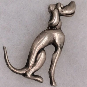 STERLING SILVER VINTAGE MEXICO PUPPY DOG BROOCH PIN I-10628 - Picture 1 of 4