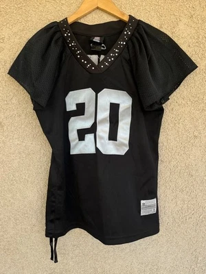 Camiseta deportiva para mujer Reebok Las Vegas Raiders McFadden #20 NFL Football Gem mediana Foto 1 de 4