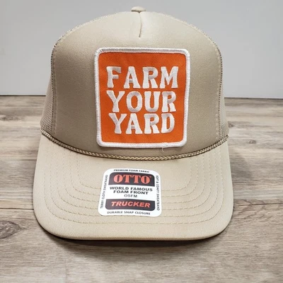 Gorra Farm Your Yard Snap Back talla única bronceada camionero malla para hombre espuma Otto Foto 1 de 4
