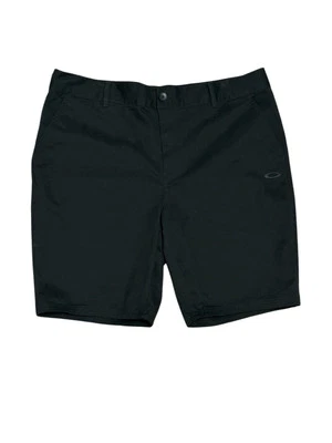 Pantalones Cortos OAKLEY Para Hombre Chino Talla 40 Negro 9” Entrepierna Algodón Elastano Mezcla Logo’d Foto 1 de 4
