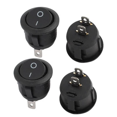 4 PCS 2 position On-Off SPST interrupteur bascule bateau 10A 125VAC 6A 250VAC - Photo 1/2