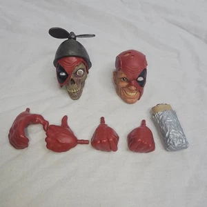 Marvel Legends Deadpool & Wolverine & Headpool Heads Hands Burrito Fodder 1/12 - Picture 1 of 5