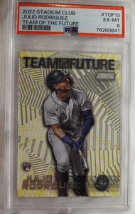 2022 Topps Stadium Club Chrome / Team of the Future Julio Rodriguez #TOF-13 (RC) - Picture 1 of 5