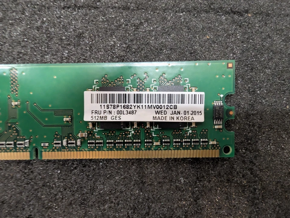 New, IBM, 00L3487, MEMORY MODULE - 512M - Image 1 of 4