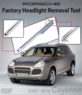 Herramienta de extracción de faros Porsche Cayenne 2003-2016 de fábrica OEM 95572113501 Foto 1 de 4