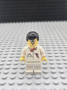 LEGO School Teacher Black Hair Professor Math Science - Picture 1 of 2