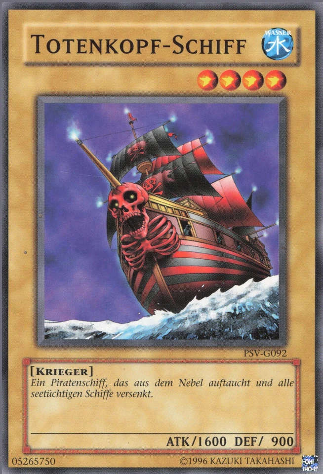 YuGiOh Totenkopf-Schiff (V.1) PSV-DE092 Common NM 1st - Bild 1 von 2