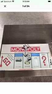 Vintage 1985 Monopoly Classic Board Game Parker Brothers - Picture 1 of 1