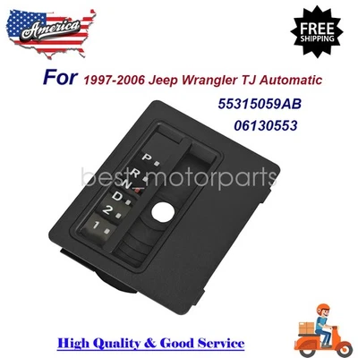 For 1997-2006 Jeep Wrangler TJ New Automatic Floor Shift Indicator Bezel Trim - Изображение 1 из 4