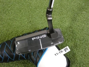 Ping 2025 Scottsdale Anser 2D 35 Left Hand Slight Arc Putter HC SS Black Dot New - Picture 1 of 7