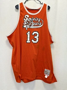 Moses Malone #13 Spirits Of St. Louis Mitchell & Ness Jersey 1975 Swingman Sz 60 - Picture 1 of 12