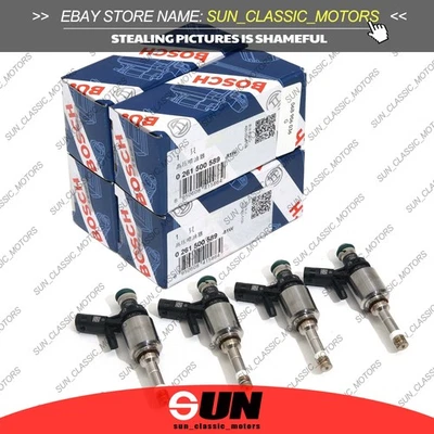 4PCS OEM Bosch Fuel Injectors For VW Golf GTI MK7 AUDI A3 A4 A5 2.0 TFSI CNCD Foto 1 de 4