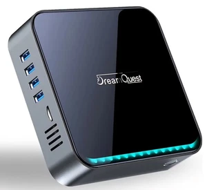 DreamQuest Mini PC W 11 Pro, Intel 12a generazione N95 (fino a 3,4 GHz), 16 GB RAM, 512 GB - Foto 1 di 11