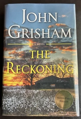 The Reckoning, John Grisham, SIGNED, 1st/1st, HC/DJ in Mylar, 2018 - Image 1 of 4