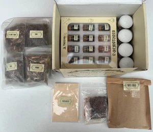 Hexerei Starterset Hexerei Zubehör Wicca Altar 63 Teile inkl. Kristalle - Bild 1 von 9