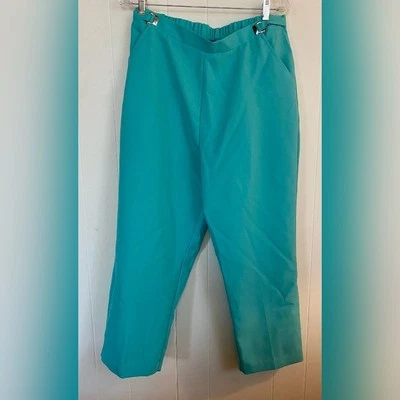 Pantalones Haband para mujer 16P verde menta ajustable informal oficina Foto 1 de 4