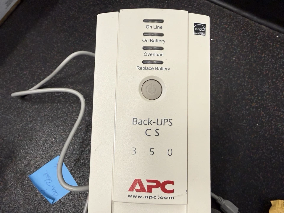 APC Back-UPS 350 (BK350) UPS System - Tested Housing, No Battery Included - Image 1 of 3