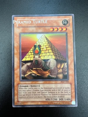 Yugioh Pyramid Turtle PGD-026 Rare Unlimited NAME SHIFT Misprint LP - Image 1 of 4