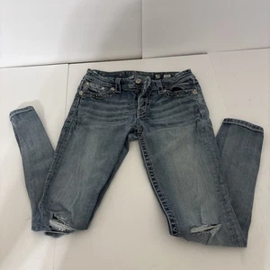 Miss Me Signature Ankle Skinny Größe 29 Stilnummer JE86038AKS Schrittlänge 29 - Bild 1 von 8