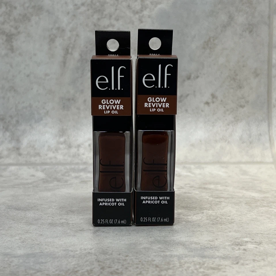 e.l.f. Glow Reviver Lip Oil Hot As Fudge -