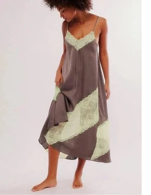 Maxi pijama sin mangas para mujer Intimately FREE PEOPLE primera cita ropa para dormir pequeño Foto 1 de 4