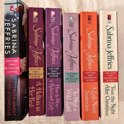 HELLIONS OF HALSTEAD HALL 1-6 Sabrina Jeffries Lot - Complete Series Set - Imagem 1 de 4