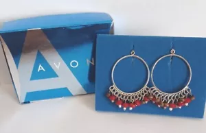 Avon Charm Earrings Cinnamon Colored NEW IN BOX Earrings - Picture 1 of 3