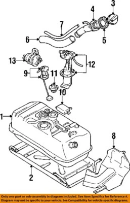 Used Fuel Pump fits: 1997 Suzuki Sidekick Pump Assembly 1.8 Grade A Foto 1 de 2