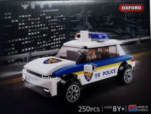 Oxford Korean Police Car Ioniq Brick Figure Limited Edition - Picture 1 of 3