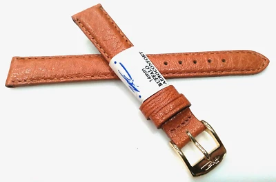 Correa de reloj para damas Francia bronceado miel Aerocomfort Buffalo 14 mm hebilla tono dorado  Foto 1 de 4