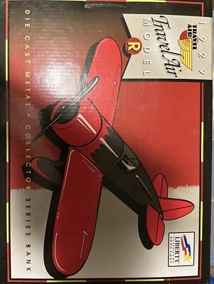 1929 Travel Air Model R diecast metal collector series Bank, Liberty by SpecCast - Image 1 of 3