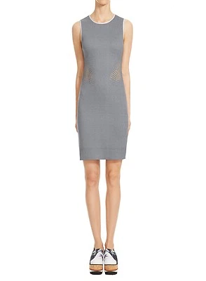 NWT Clover Canyon GREY LASERCUT SLEEVELESS MIDI DRESS SIZE: XS - Image 1 of 3