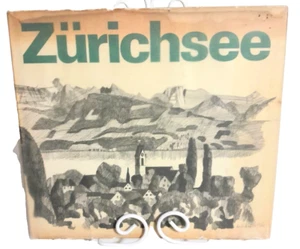 Zürichsee, gezeichnet von Jacques Sched (Lake Zurich, drawn by Jacques Schedler) - Imagen 1 de 7